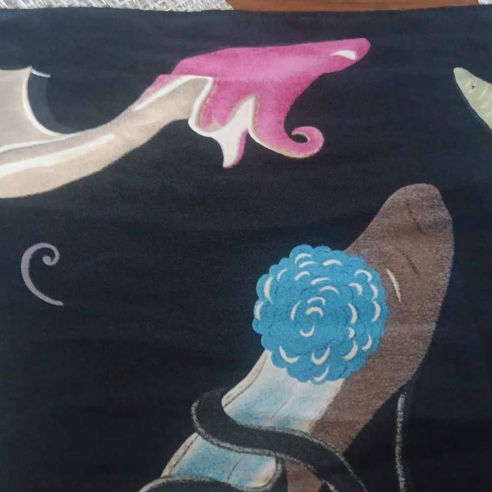Colorful Artistic Scarf.Preloved.